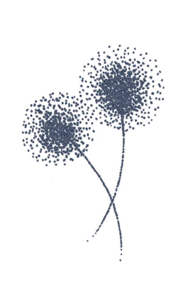 Dandelion Dotwork Tattoo