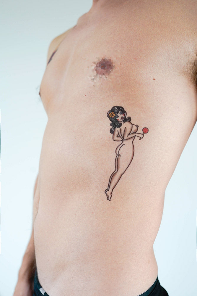 Lollipop (Pin-Up Girl Tattoo)