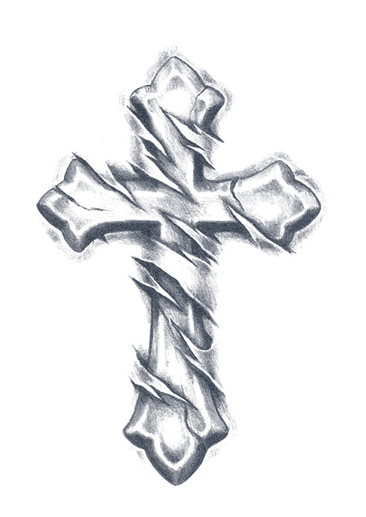 Ripped Skin Cross