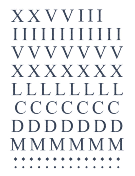 Roman Numerals Tattoo