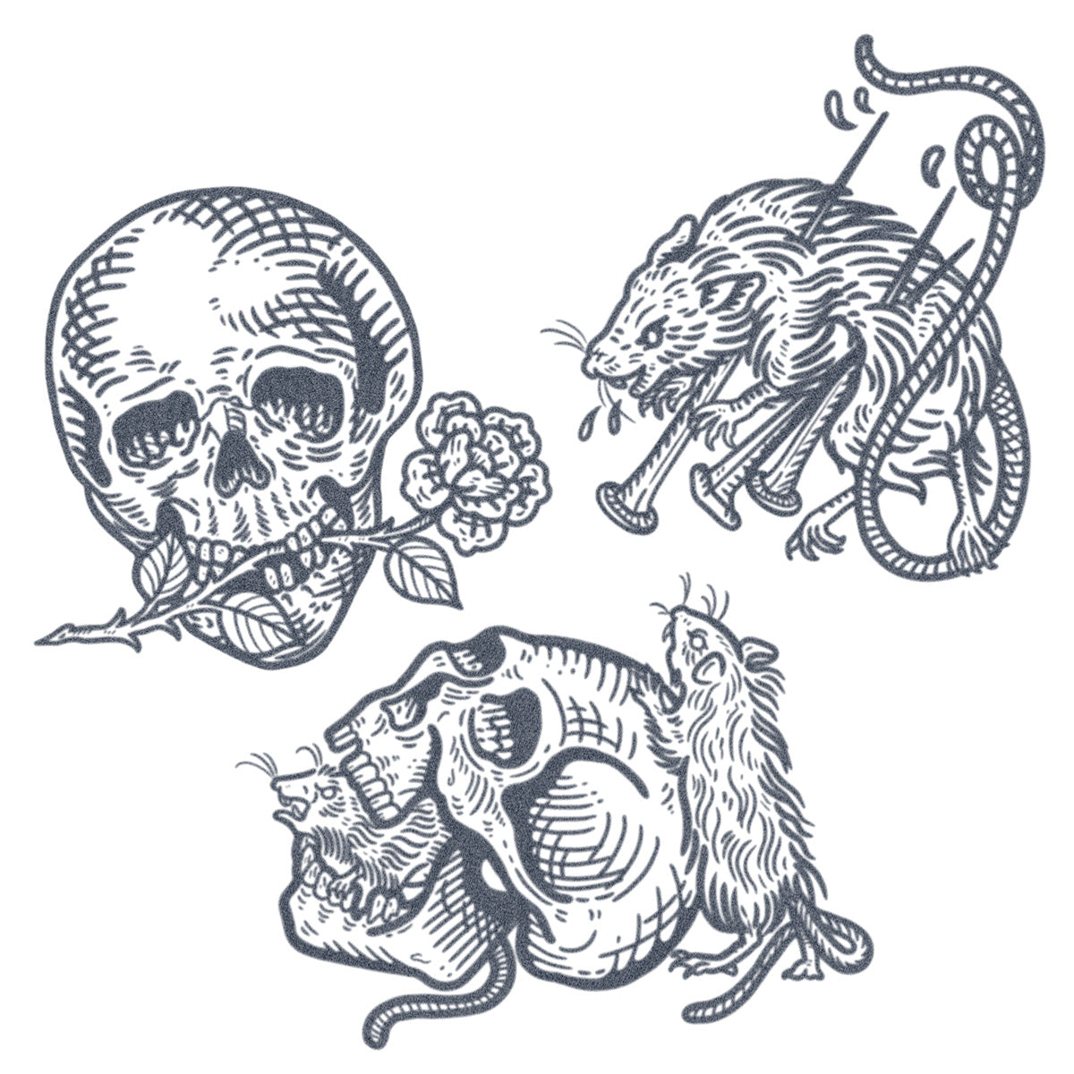 Skulls & Rats Tattoo