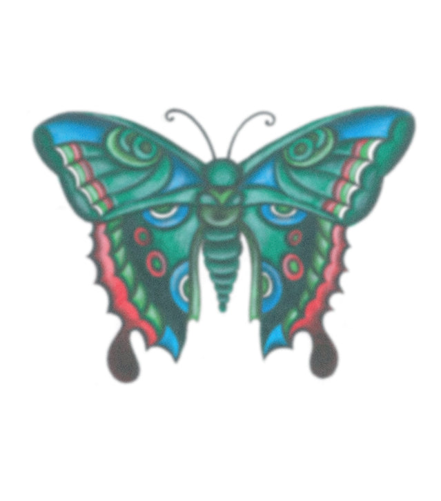 MARIPOSA VERDE Y AZUL (GRANDE)