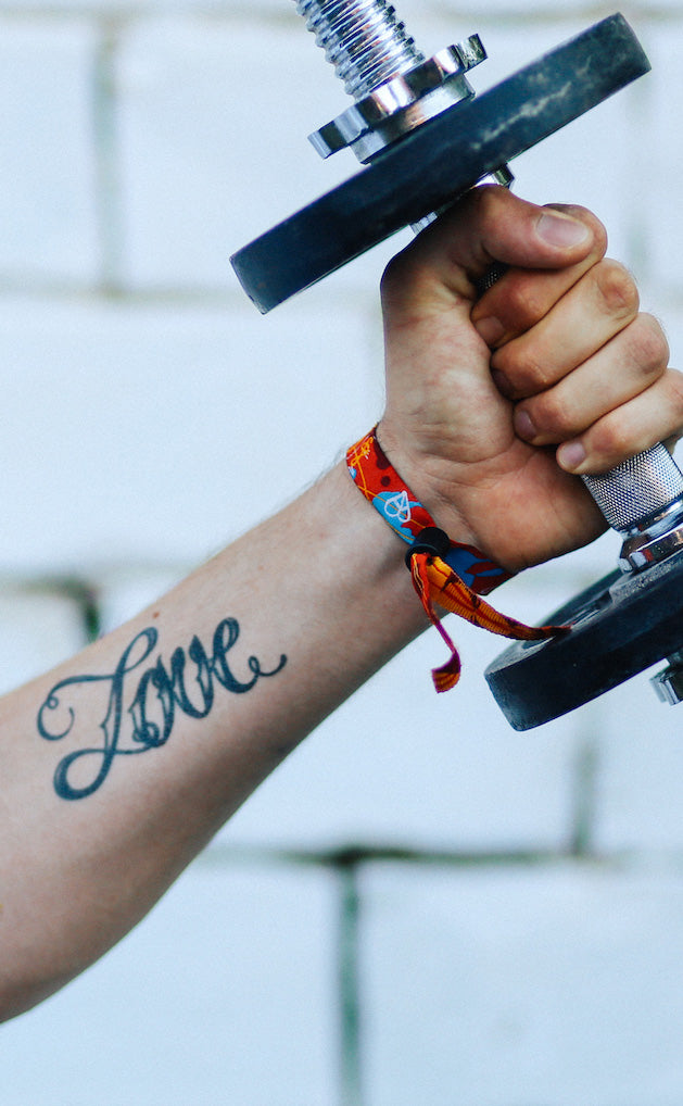 Faith Love Hope Script Tattoo