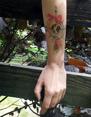 Watercolour Compass