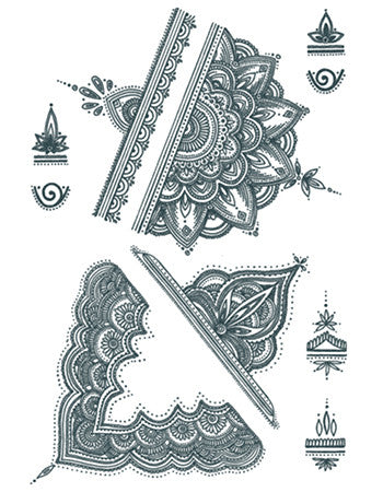 MANOS Y ANILLOS MEHNDI