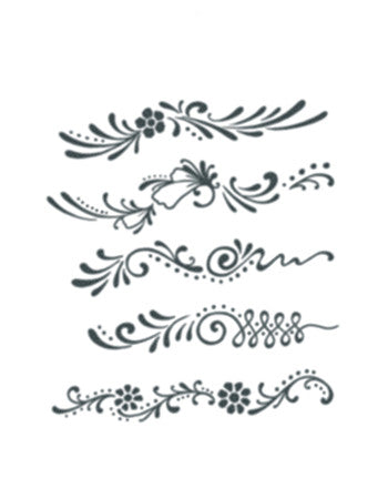 SET CON ADORNOS FLORALES PARA DEDOS