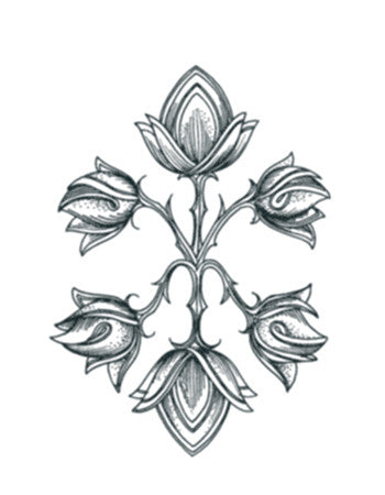 ADORNO DE FLORES PUNTIAGUDAS