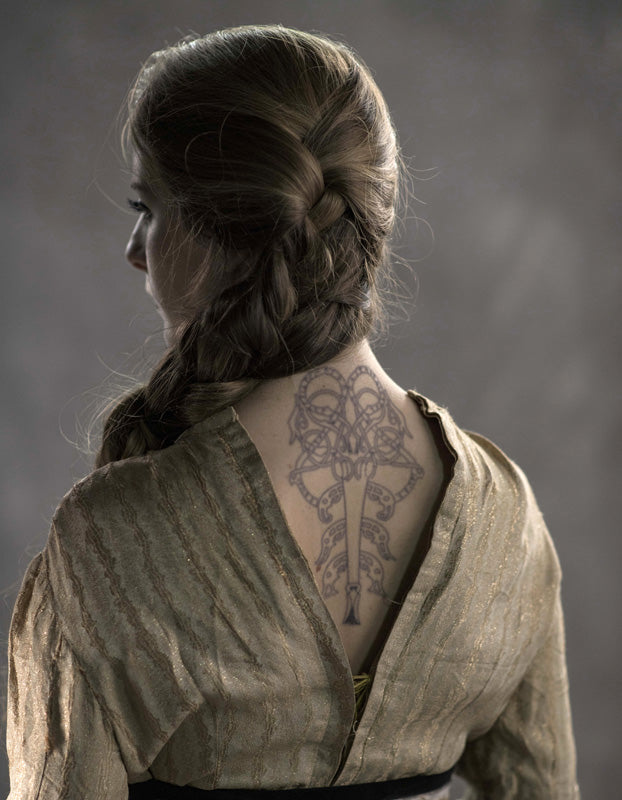 SET DE TATUAJES ORIGINALES DE ASTRID, DE LA SERIE VIKINGOS