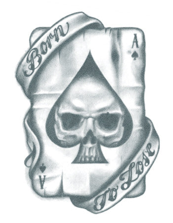 Born to Lose/ Ace Card Tattoo