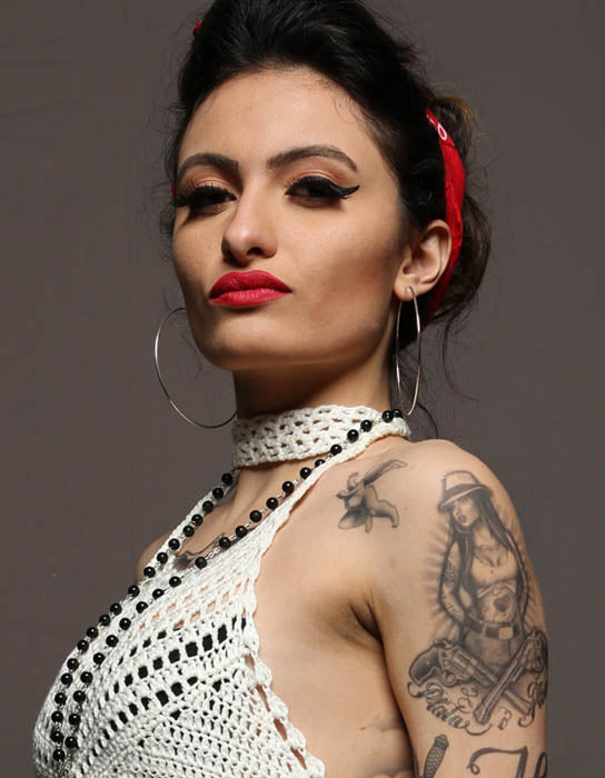 Gangster Chola Girl (Silver or Bullet)