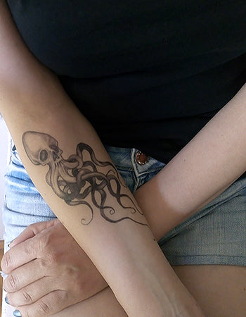 TATUAJE DE CALAVERA DE PULPO