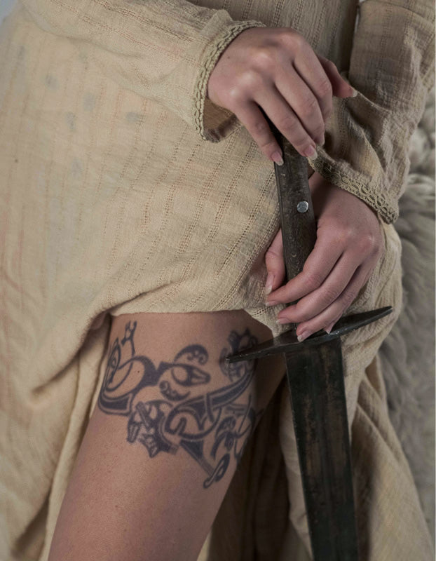 Lagertha Leg Tattoo- Vikings Tv Series