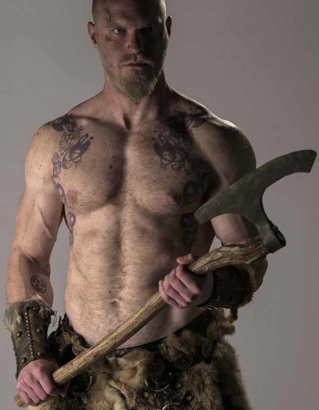 Bjorn Ironside Vikings Tv Series Tattoo Set ( Chest/Face/Arm/Back Tattoos)