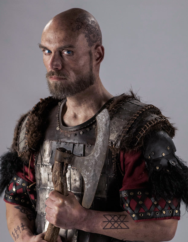 Ragnar Head Tattoo Set -Vikings Tv Series