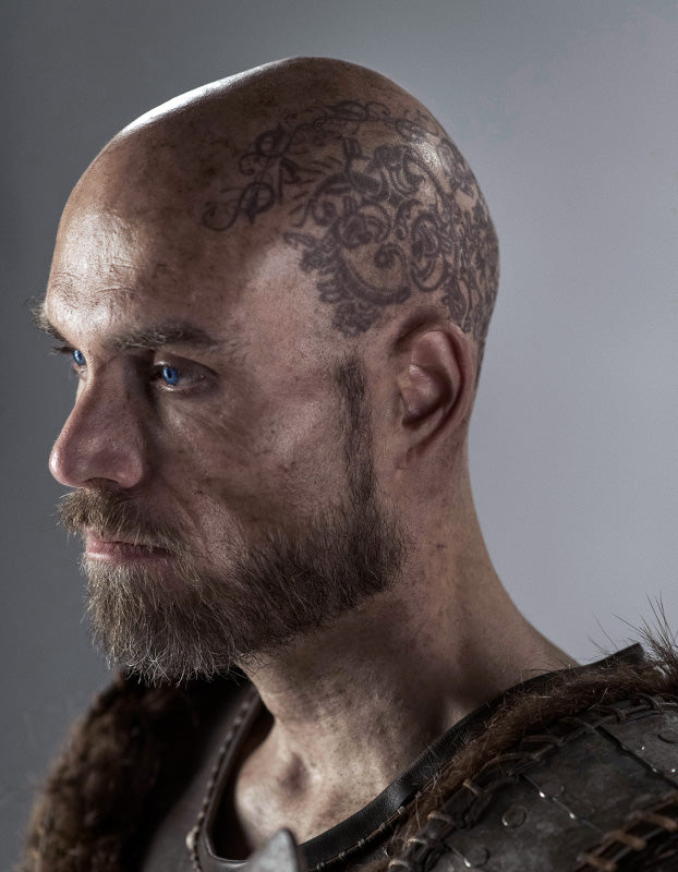 Ragnar Head Tattoo Set -Vikings Tv Series