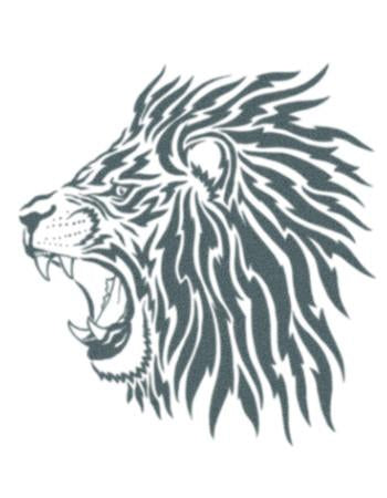 Roaring Tribal Lion