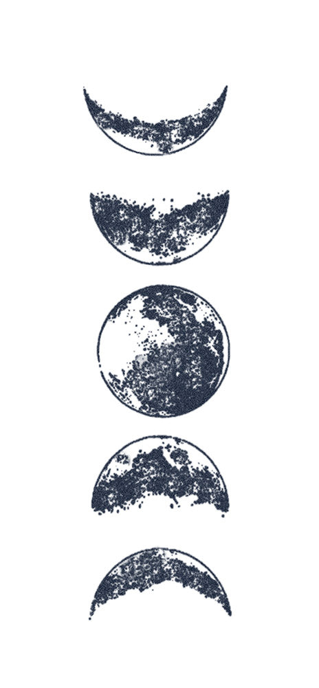 Moon Phases Tattoo