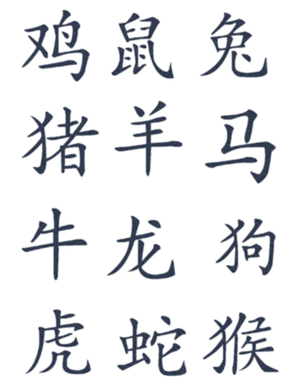 What are the zodiac signs in chinese 60 photos - Astrologytoyou.com