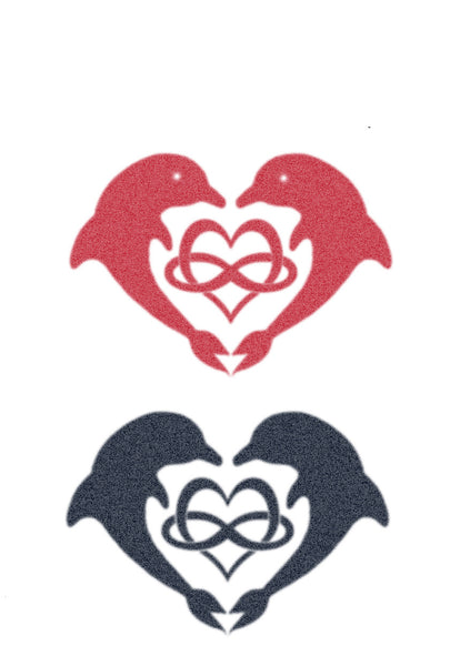 コレクション Forever Love Heart Two Dolphins 2013 DolphinHeartstattoo_600x600.