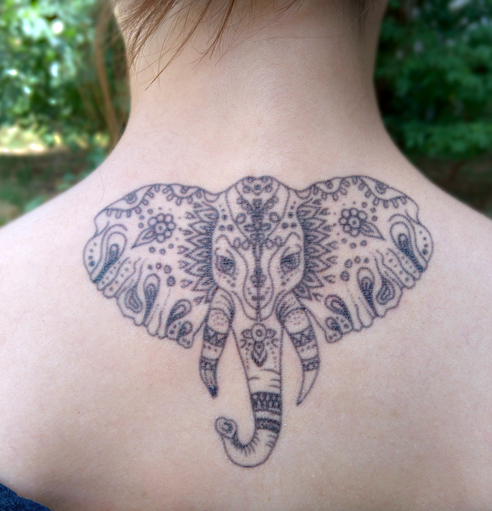 Elephant Mandala Tattoo