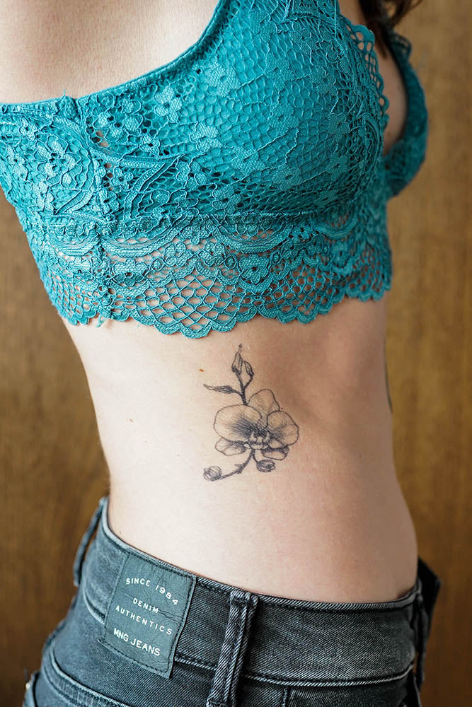 Orchid Flower Tattoo