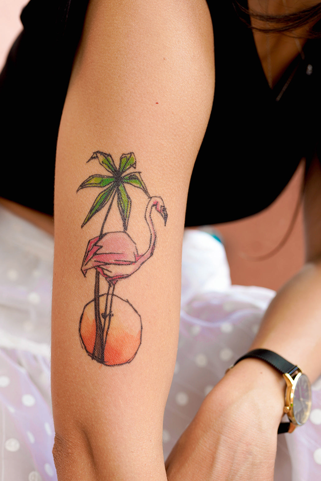 Pink Flamingo Tattoo