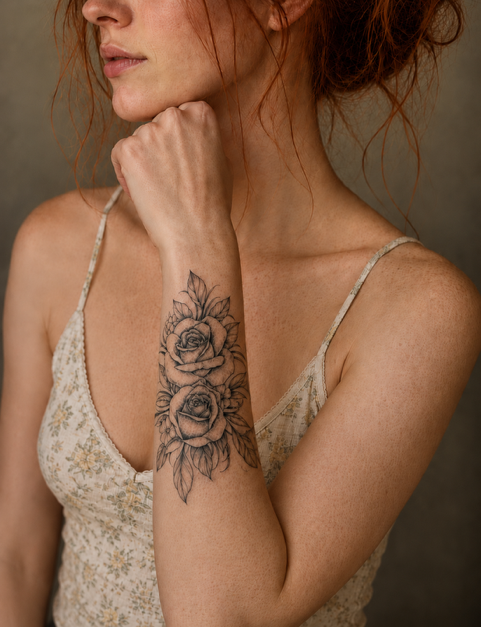 Floral Tattoo