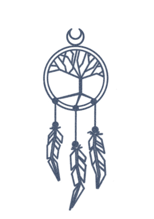 Geometric Dreamcatcher Tattoo