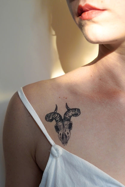 Goat Skull Tattoo