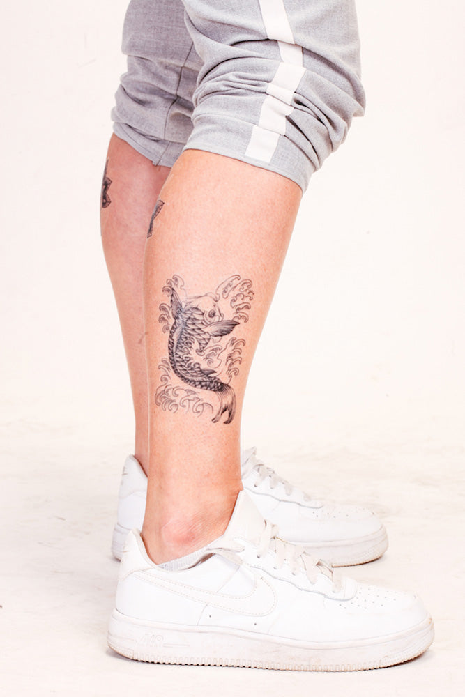 Koi Fish BW