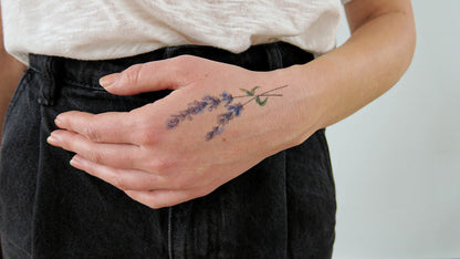 lavender flower tattoo designs Lavender Flower Tattoo – Tattooed Now !