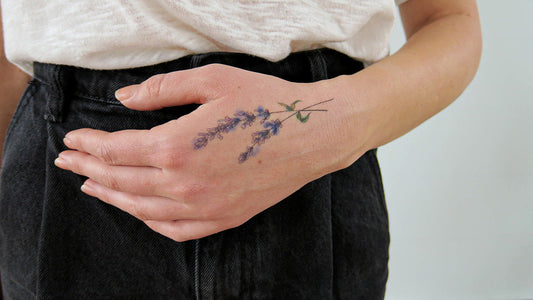 Lavender Flower Tattoo