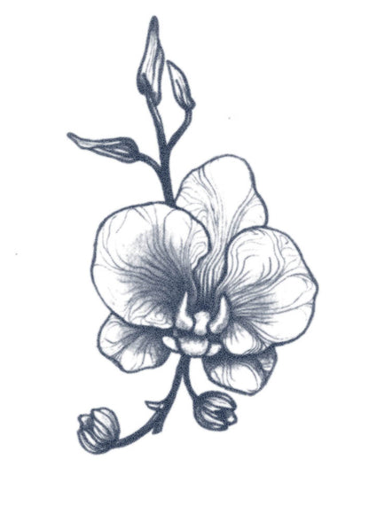 Orchid Flower Tattoo