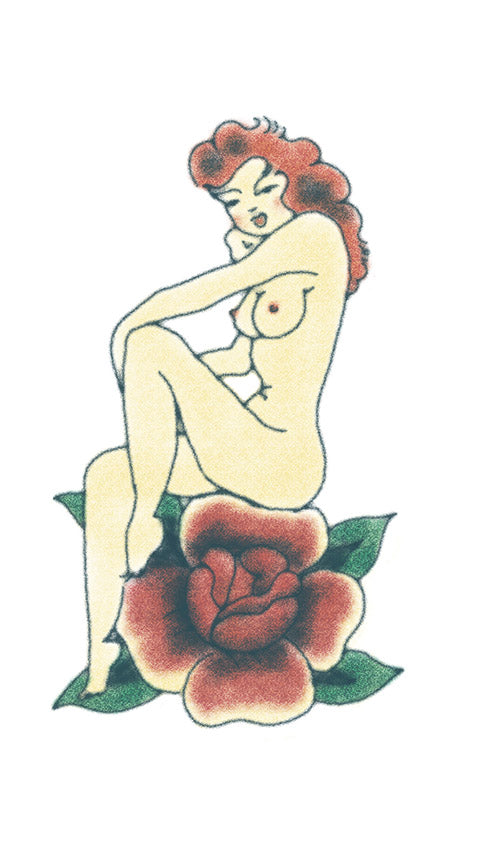 ROJO (TATUAJE DE CHICA PIN-UP)