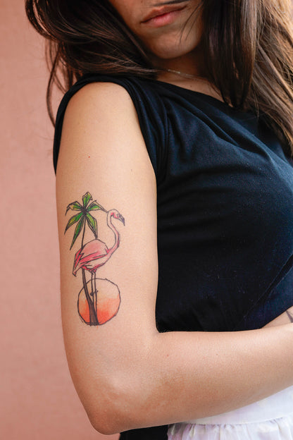 Pink Flamingo Tattoo