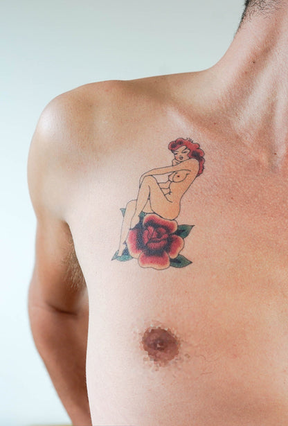 Red (Pin-up Girl Tattoo)