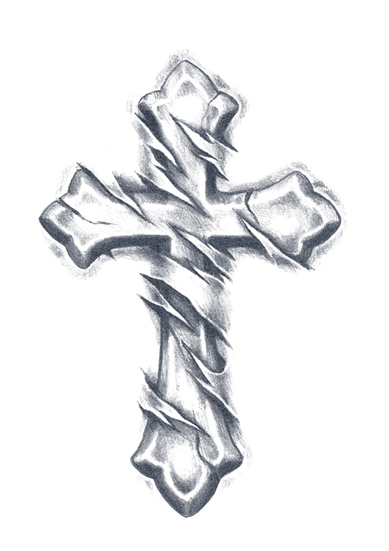 Ripped Skin Cross