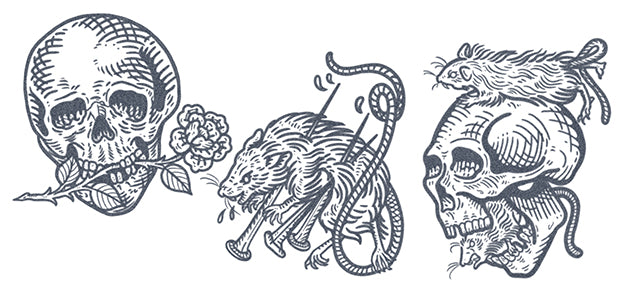 Skulls & Rats Tattoo