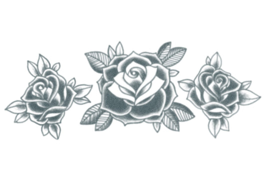 Three Black Roses