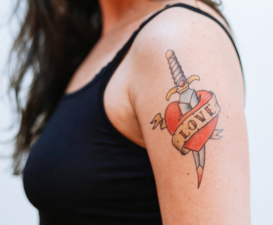 Love Heart with Dagger