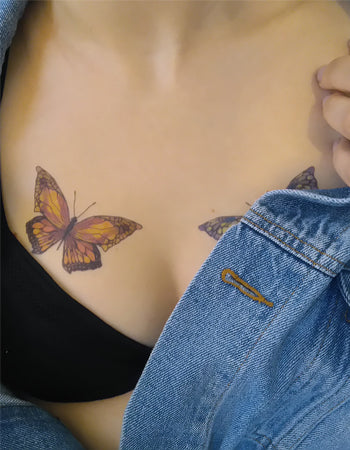 MARIPOSAS DE DOS COLORES