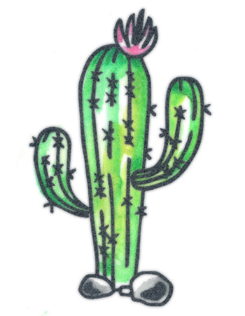 Watercolour Cactus