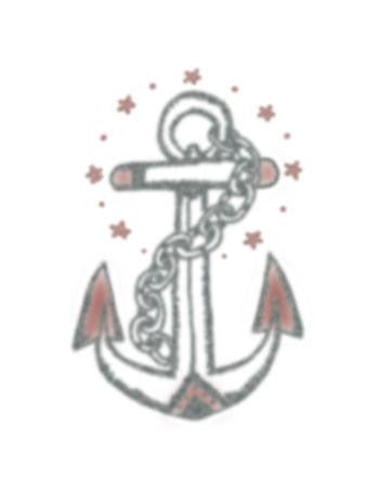 traditional anchor tattoo design, anchor temporary tattoo