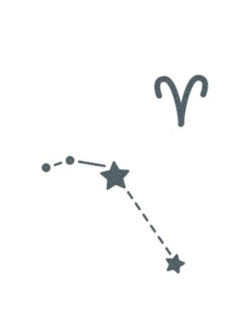 Aries star constellation tattoo, aries horoscope sign small tattoo, aries zodiac sign temporary tattoo