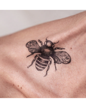 Bee Dotwork Tattoo