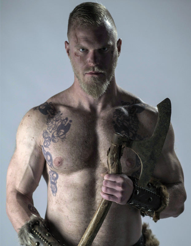 Bjorn Ironside Vikings Tv Series Tattoo Set ( Chest/Face/Arm/Back Tattoos)