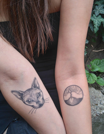 Sphynx Cat Tattoo