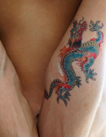 Blue Oriental Dragon