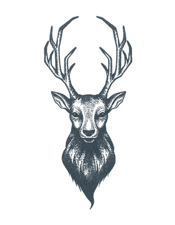 Dotwork Deer Tattoo