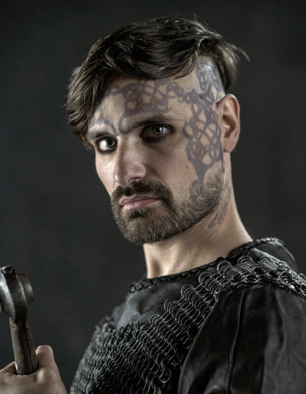 Halfdan Face Tattoo Set- Vikings Tv series